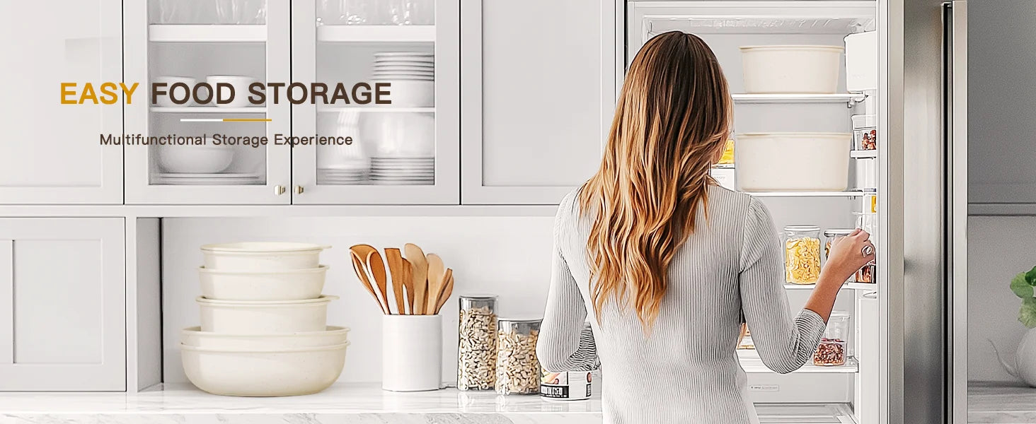 Astercook 21 Piece Ceramic Nonstick Cookware Set With Sensor Handles Milky White