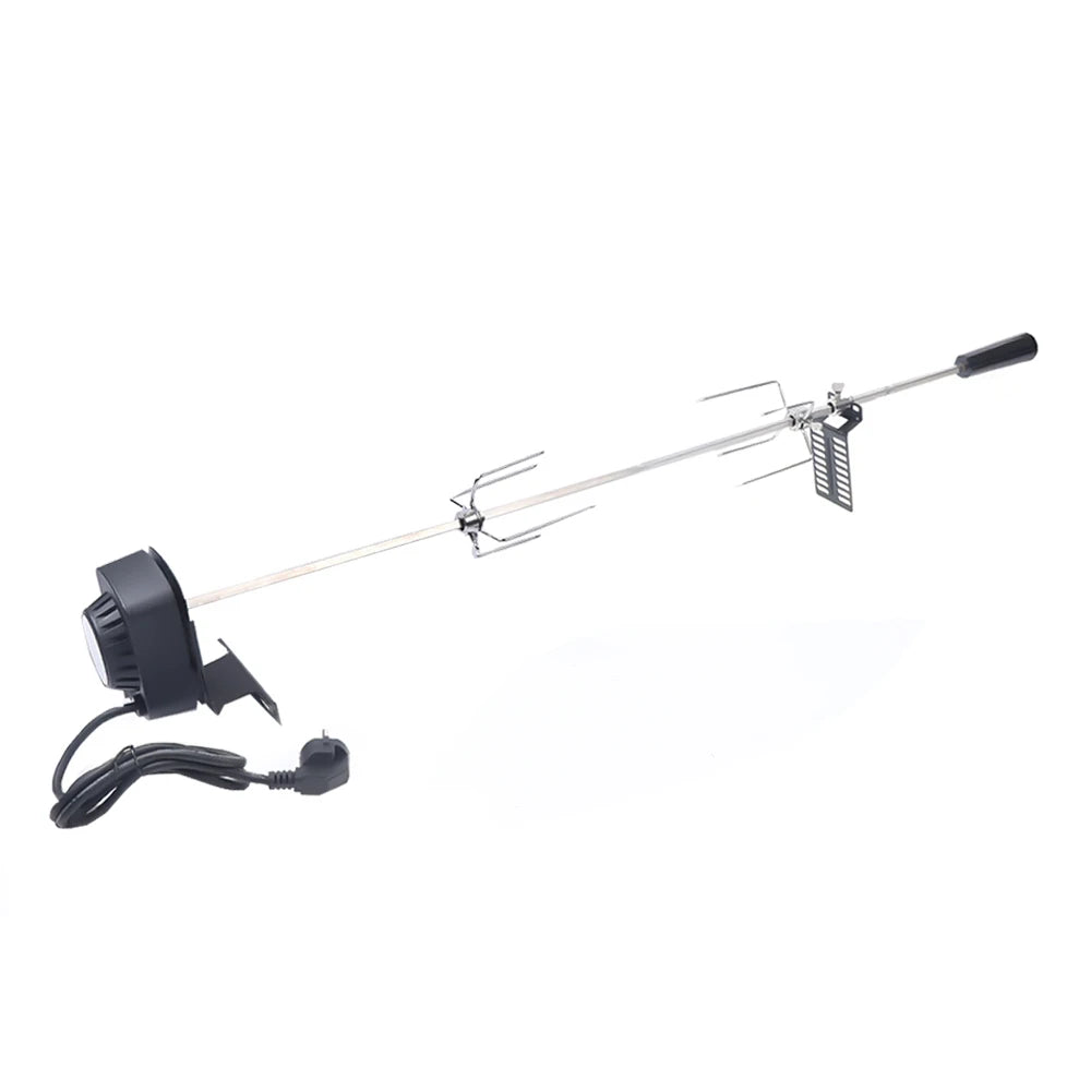 EverGrill Electric Rotisserie Kit for Outdoor Barbecue Grilling with 120 cm Cable Rod