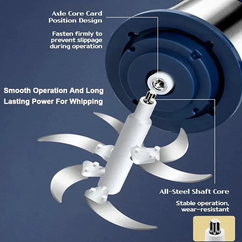 5L Electric Meat Grinder And Vegetable Slicer Chopper With 304 Stainless Steel Kitchen Processor