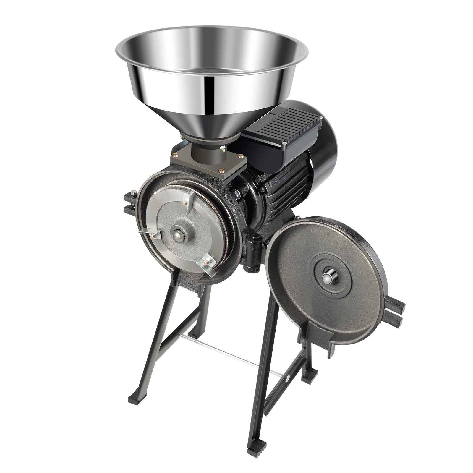 Northgate Electric Grain Mill For Dry Grains, Wheat And Coffee Bean Milling With Stainless Steel Funnel, 110/220V