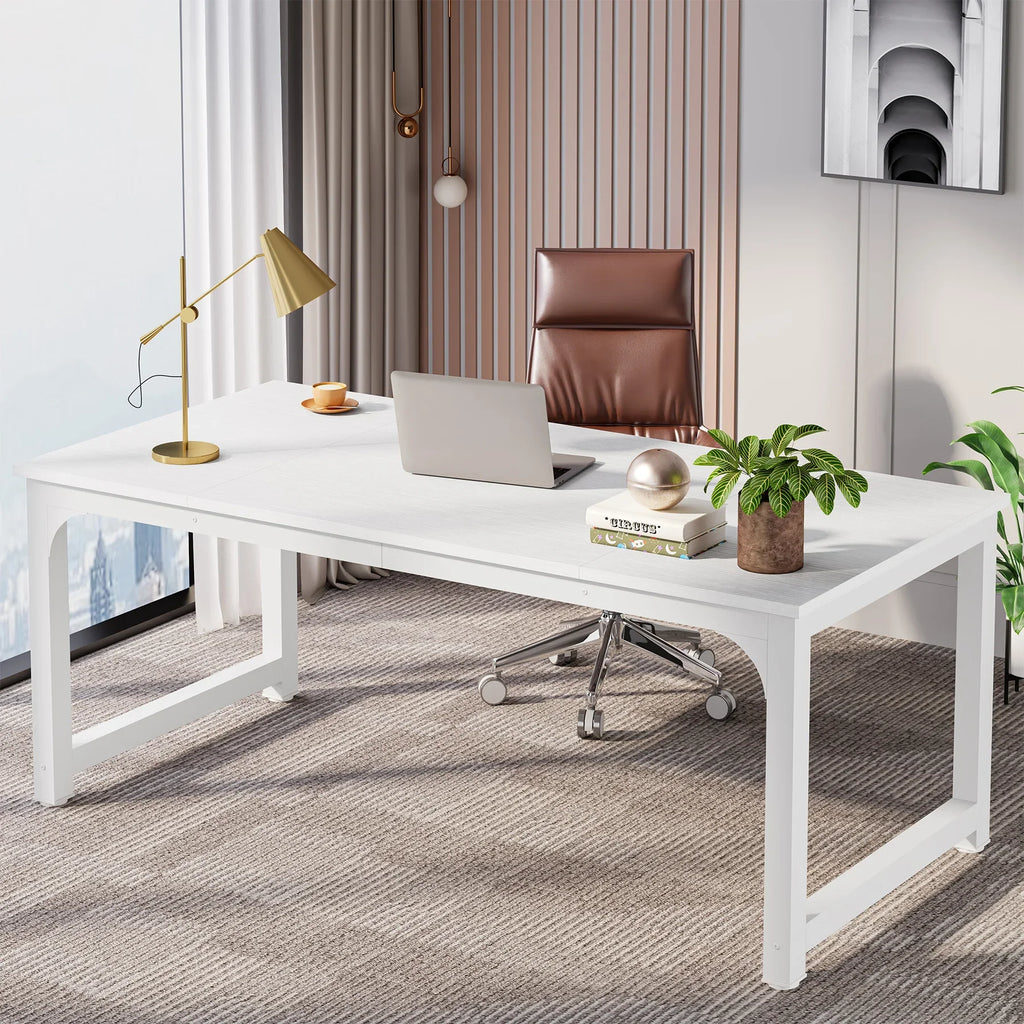 Tribesigns Modern Computer Desk Large Home Office Table For Study Writing And Workstation