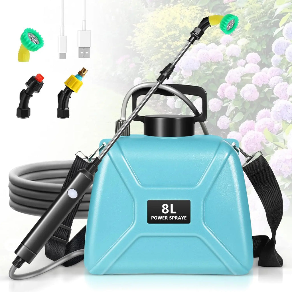 EnerSpray 8L Automatic Electric Garden Sprayer With Rechargeable Battery And Low Voltage Design