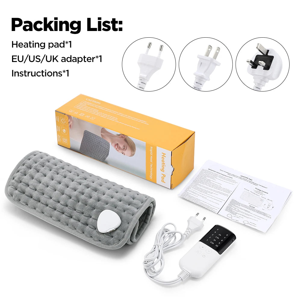 AFDEAL Electric Heating Pad With Constant Timer 50W Pet Heat Mat And Body Thermal Pad For Abdomen And Hands