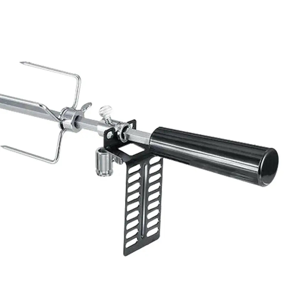 EverGrill Electric Rotisserie Kit for Outdoor Barbecue Grilling with 120 cm Cable Rod