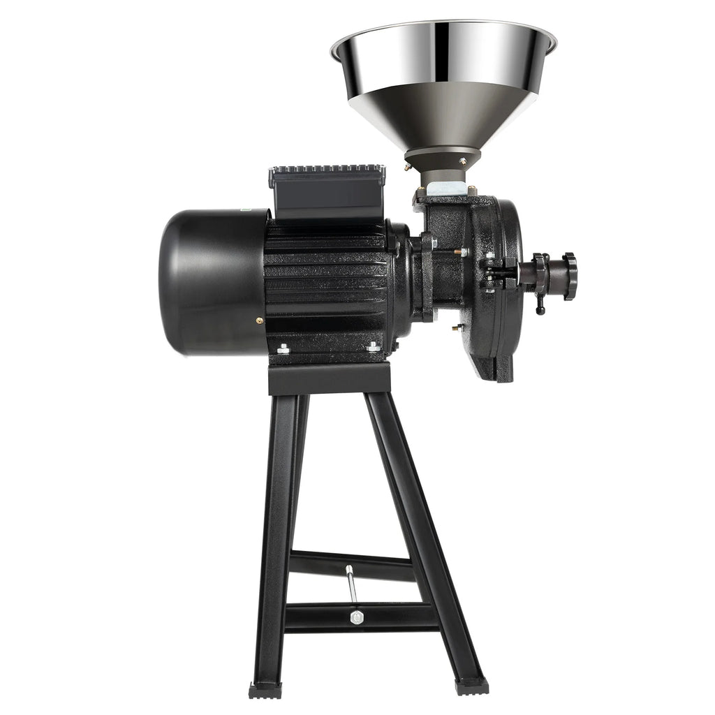 Northgate Electric Grain Mill For Dry Grains, Wheat And Coffee Bean Milling With Stainless Steel Funnel, 110/220V