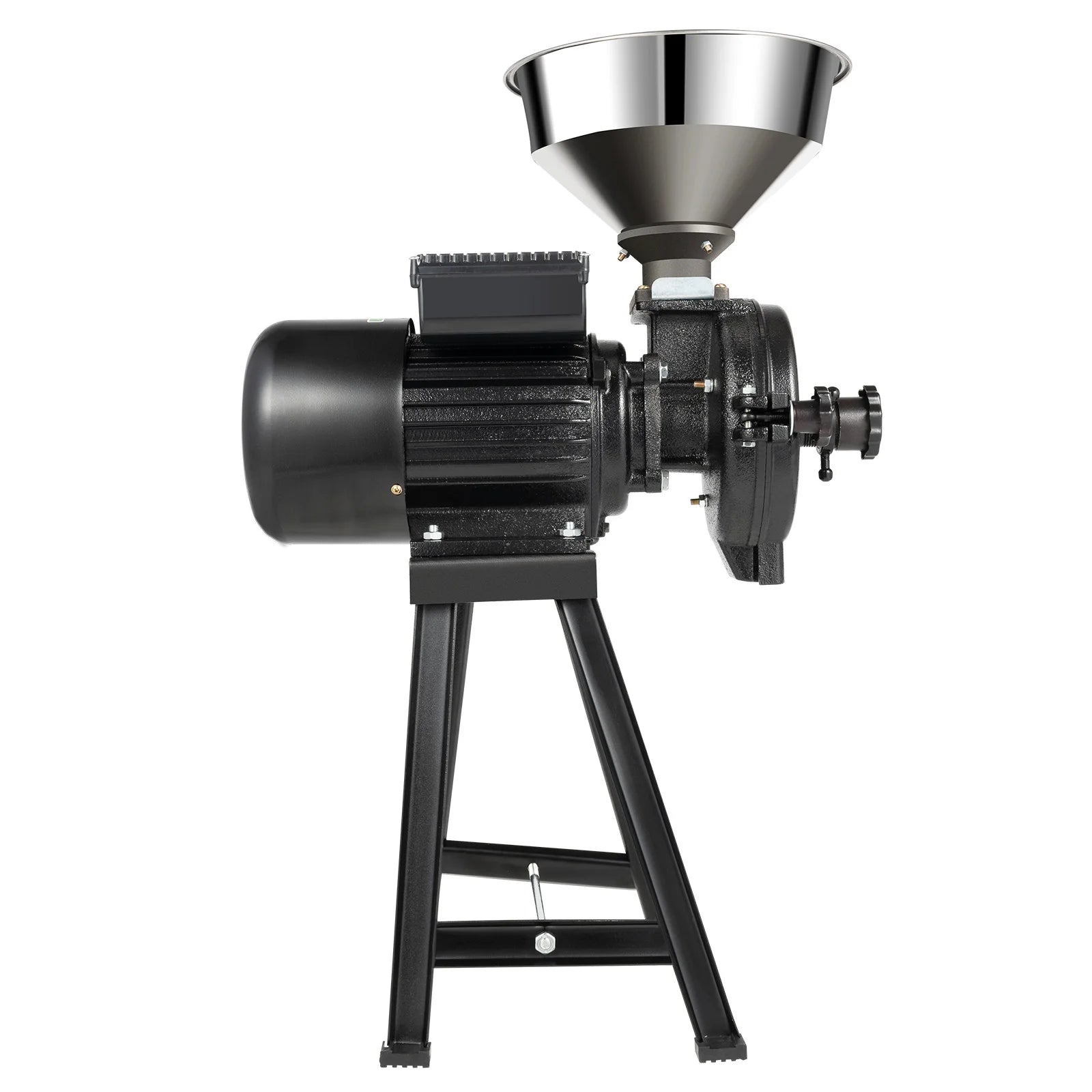 Northgate Electric Grain Mill For Dry Grains, Wheat And Coffee Bean Milling With Stainless Steel Funnel, 110/220V