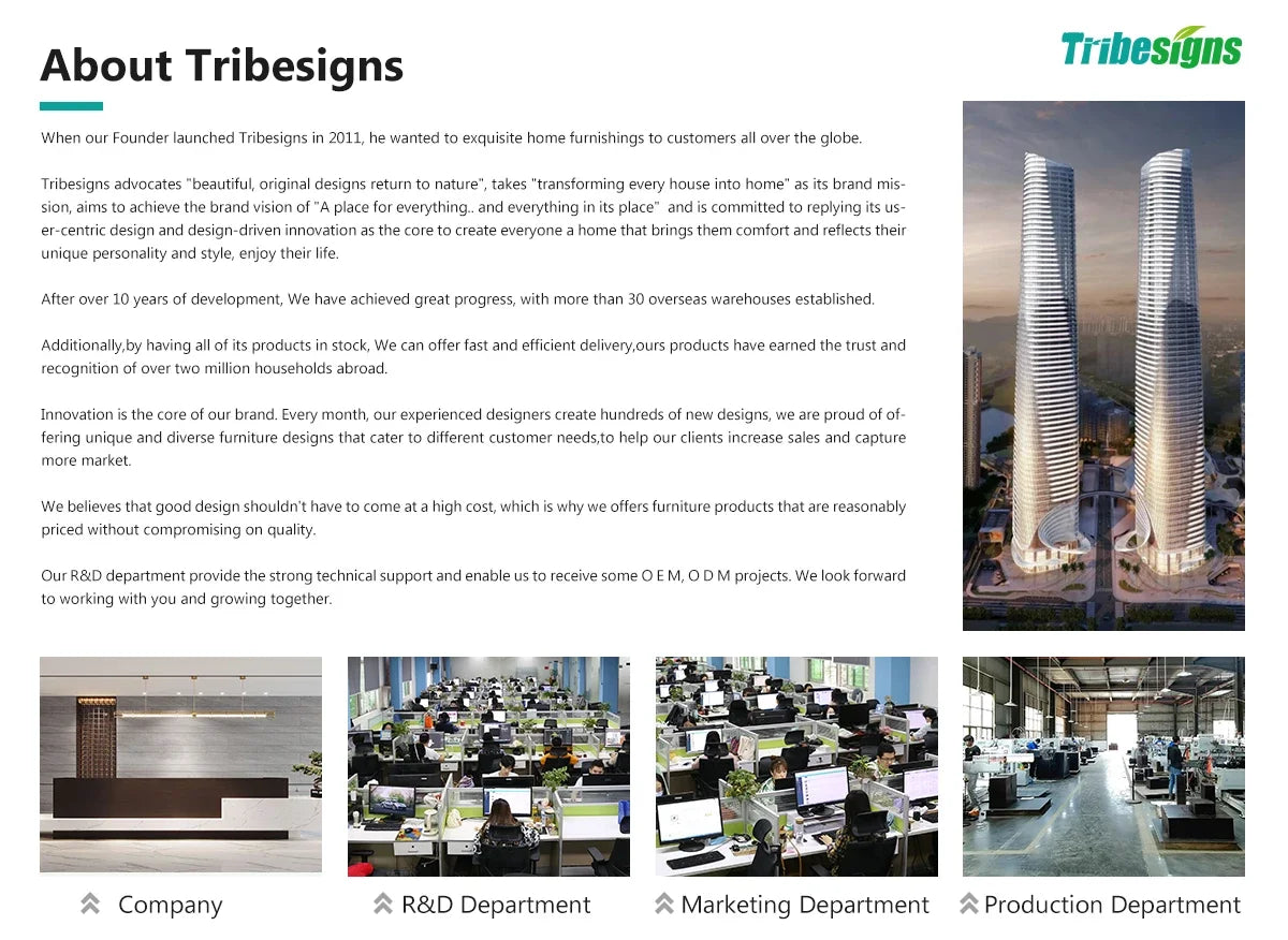 Tribesigns Modern Computer Desk Large Home Office Table For Study Writing And Workstation