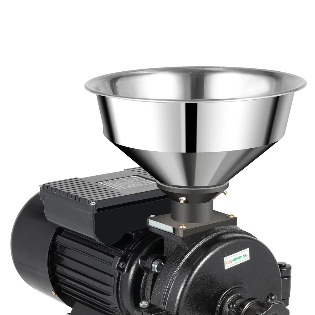 Northgate Electric Grain Mill For Dry Grains, Wheat And Coffee Bean Milling With Stainless Steel Funnel, 110/220V
