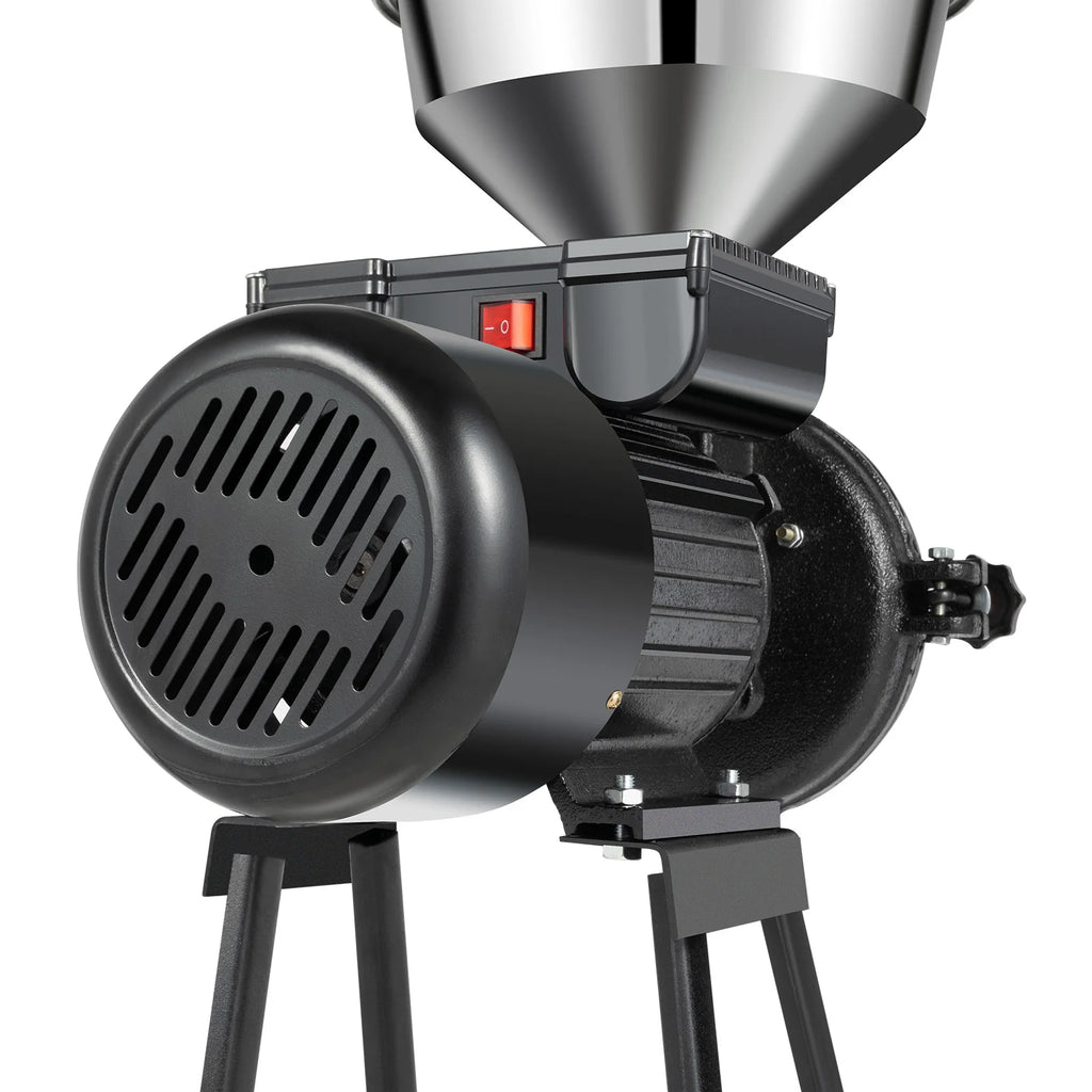 Northgate Electric Grain Mill For Dry Grains, Wheat And Coffee Bean Milling With Stainless Steel Funnel, 110/220V