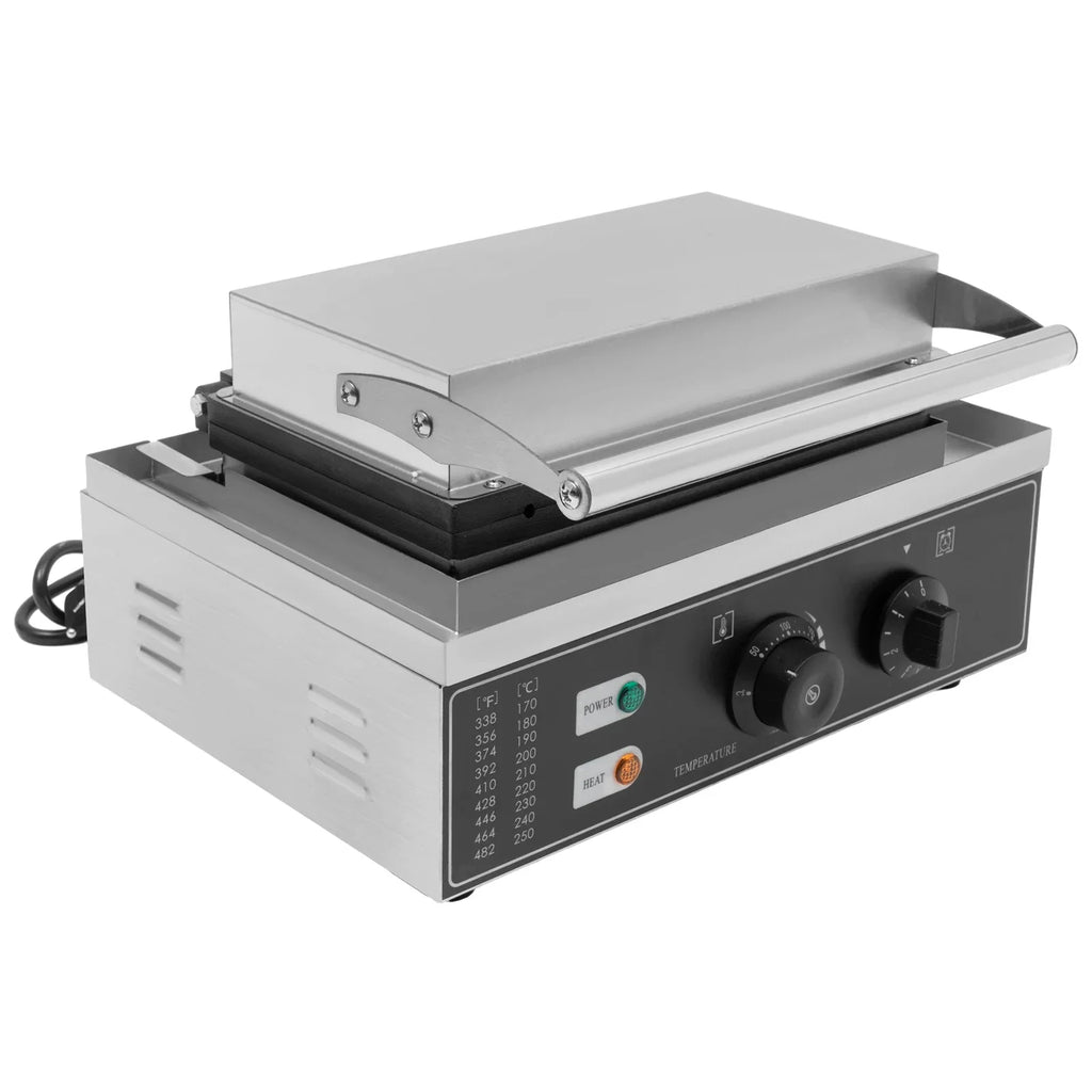 NovaLux 1500W Hot Dog Machine With 6 Molds Time And Temp Control Nonstick Plates Compatible With 110 220V