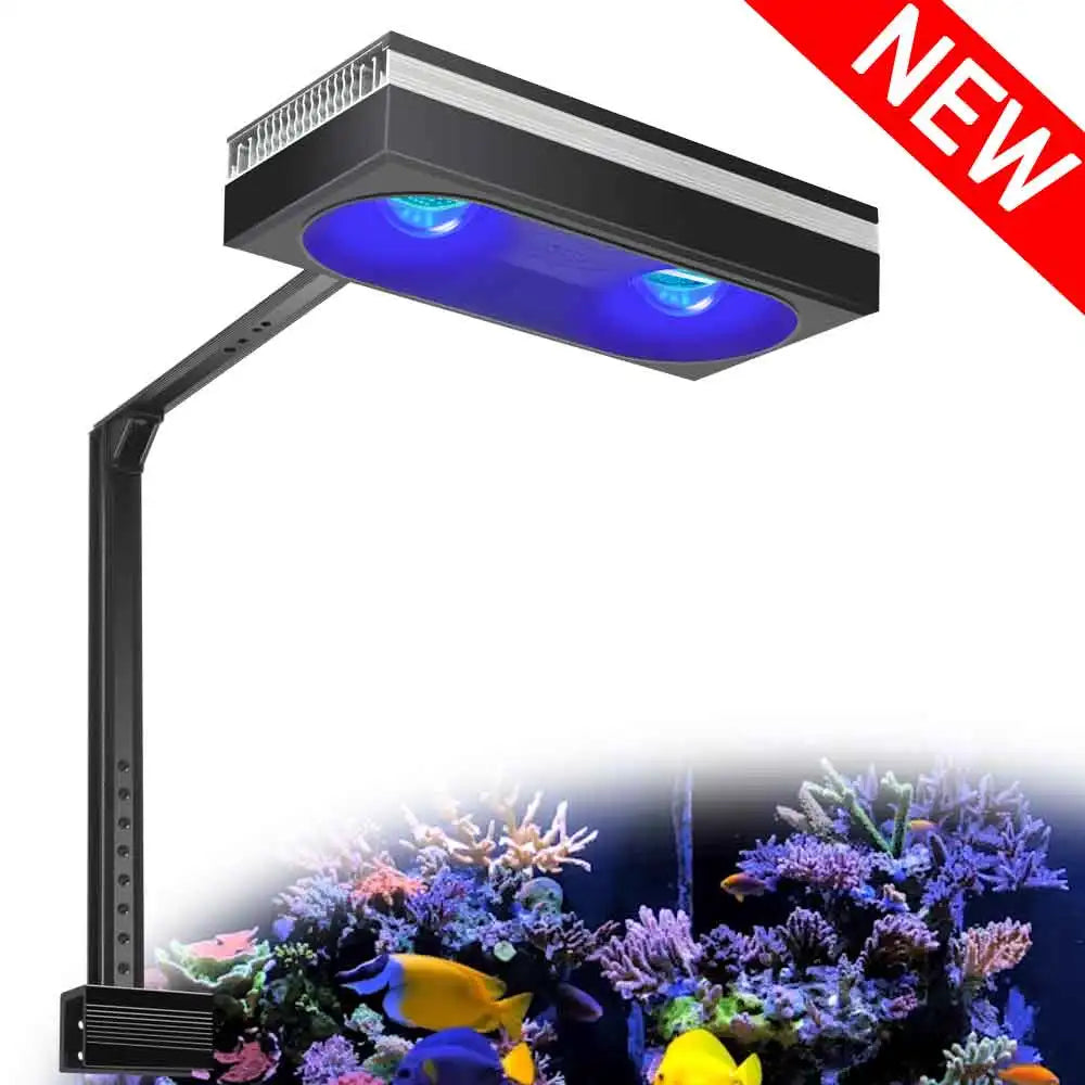 PopBloom RL180 WiFi LED Aquarium Light 180W for Sps Lps Corals Saltwater Reef Tank