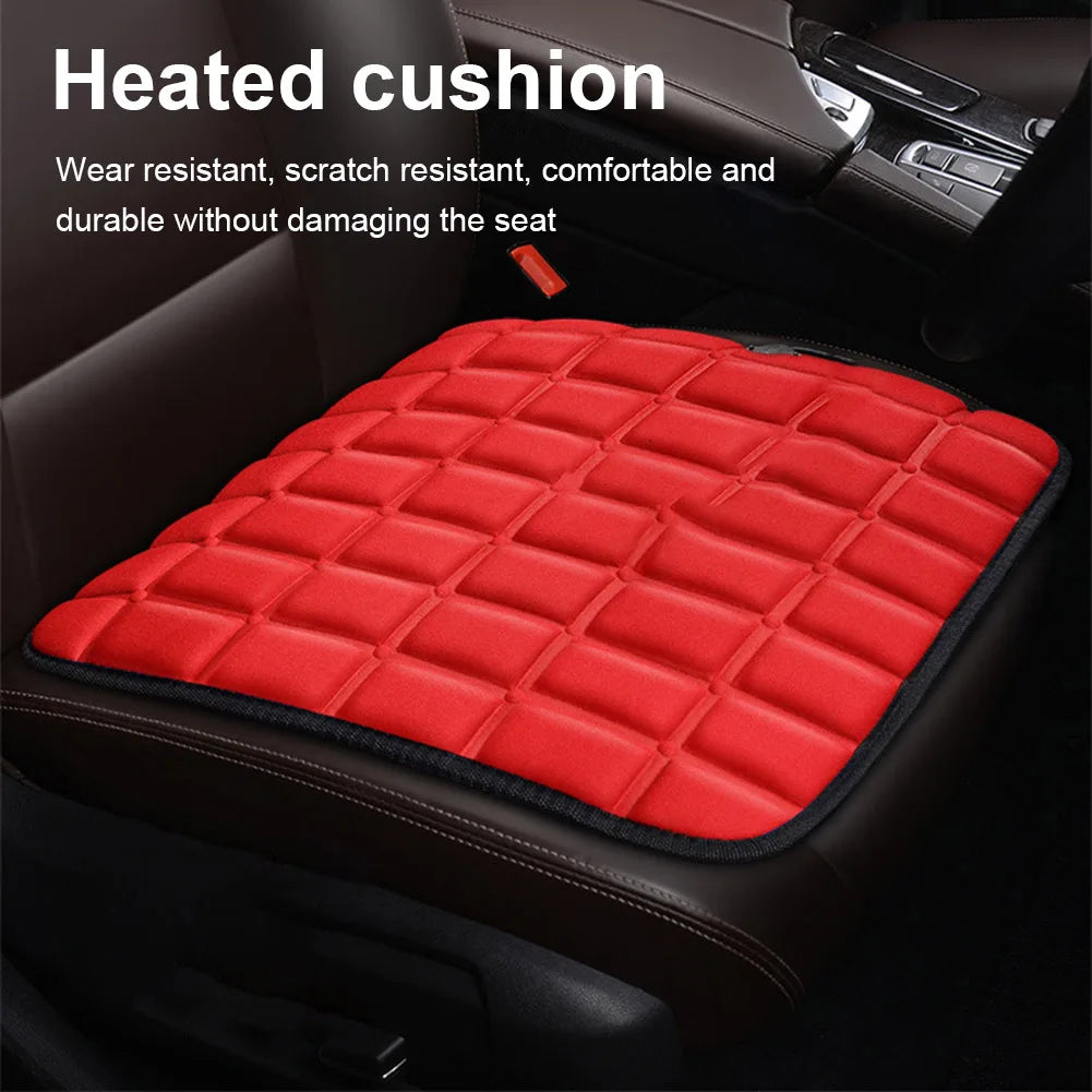 ThermoFlex USB Car Seat Heater Cushion Portable Heated Pad For Car Camping And Office Anti Slip Winter Warmer Pad