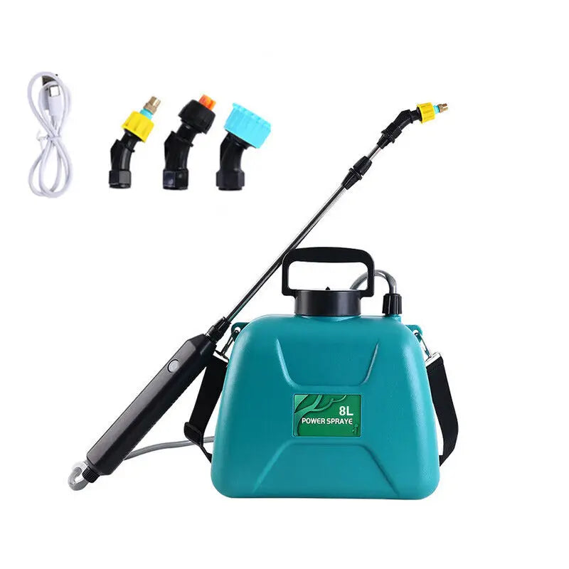 EnerSpray 8L Automatic Electric Garden Sprayer With Rechargeable Battery And Low Voltage Design